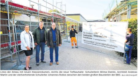 BBS-Anbau wird ein Stockwerk höher