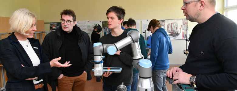 Landrätin Karin Harms zu Besuch in unserer Schule